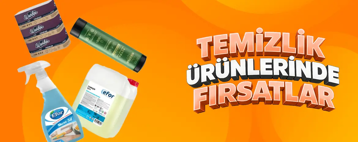Temizlik Malzemelerinde Fırsatlar