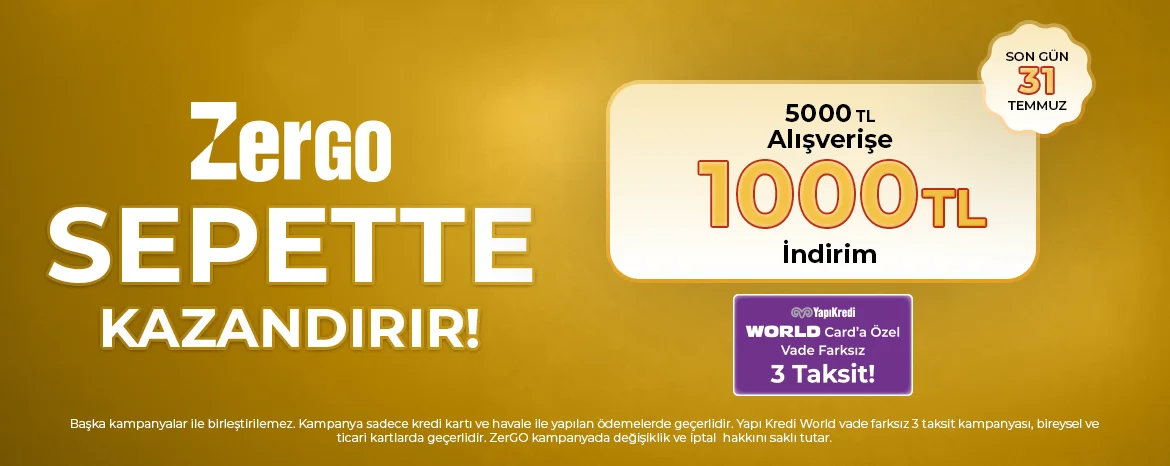 ZerGO Sepette Kazandırır