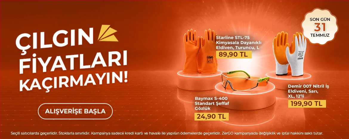 İş Güvenliği ve Tekstil Ürünlerinde Çılgın Fiyatları Kaçırmayın